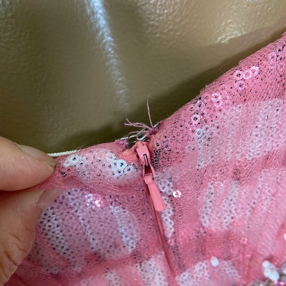 ALYCE Paris sweetheart Jeweled Mini Dress 6 - Picture 9 of 15